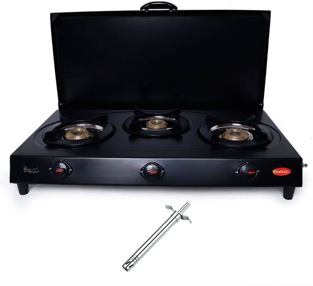 Sunflash Galaxy Cat Lx With Cover Black Body Brass Burner With Lighter Iron Manual Gas Stove
