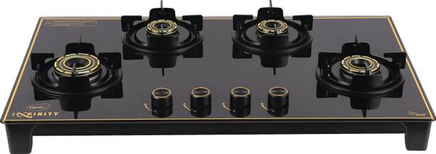 Pigeon Infinity Gold Glass Manual Gas Stove
