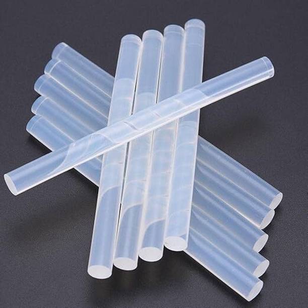 Browndy Hot Melt Glue Sticks, 11mm x 200mm glue sticks Glue Gun Sticks&nbsp;(Set of 10, White-Transparent)