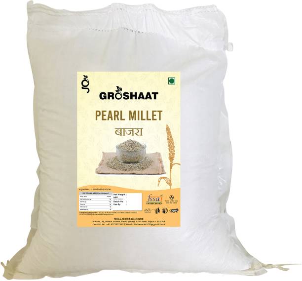 Groshaat Bajra Sabut (Pearl Millet Whole)- 3Kg Pack Pearl Millet