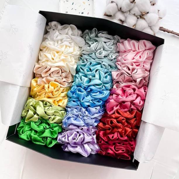 ORIFAB MULTICOLOR Scrunchies Hair Accessory Set