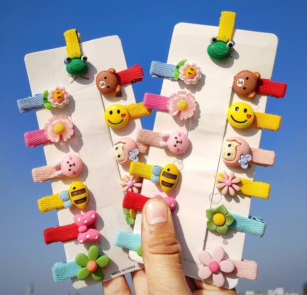 HOMEMATES 26 Pcs Latest Korean Style Hair Clips for Kids Baby Girls Hair Pin Accessories Hair Clip