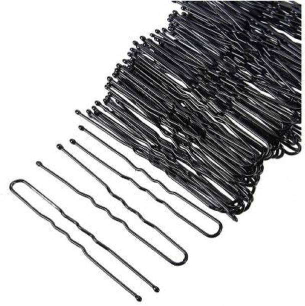 F Falkiya 100 pcs Curved U Shape For Bun juda Bobby Hairpin, Clips Barrette Styling Tools Accessories for Girls & Women Hair Pin Hair Pin
