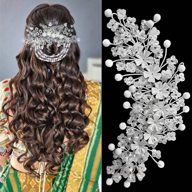 Lunox white ltkn_ white tiara Hair Accessory Set