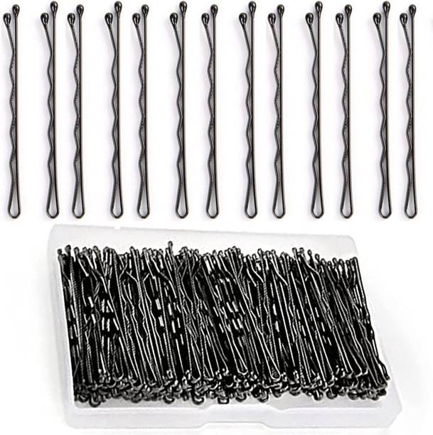 NIVO Black boby pins pack of 96 pc for girls and women. Hair Pin
