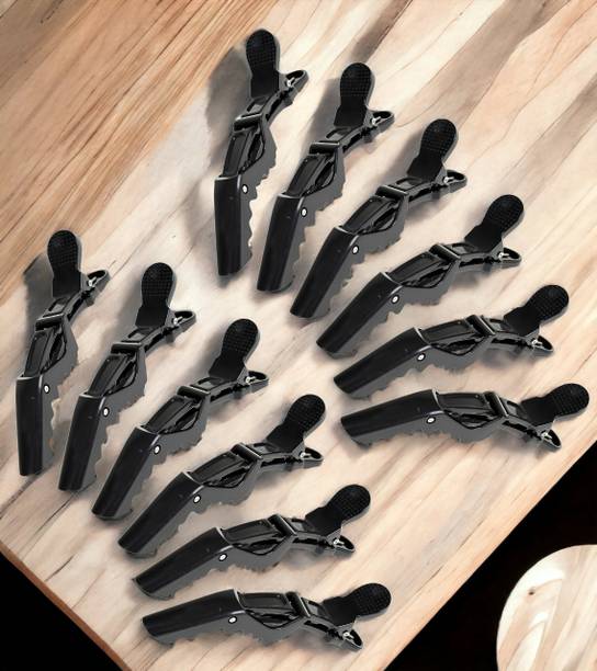 Zqugi THE Premiers Hair Accessories For Hair Styling Section Salon Hair Clip(Pack of 12) Hair Clip
