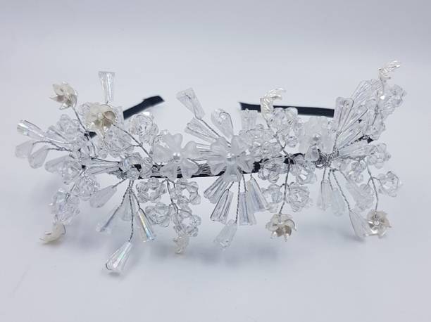 AMAN COLLECTION Partywear Tiara For Girls and Womens Hair Accessory Set