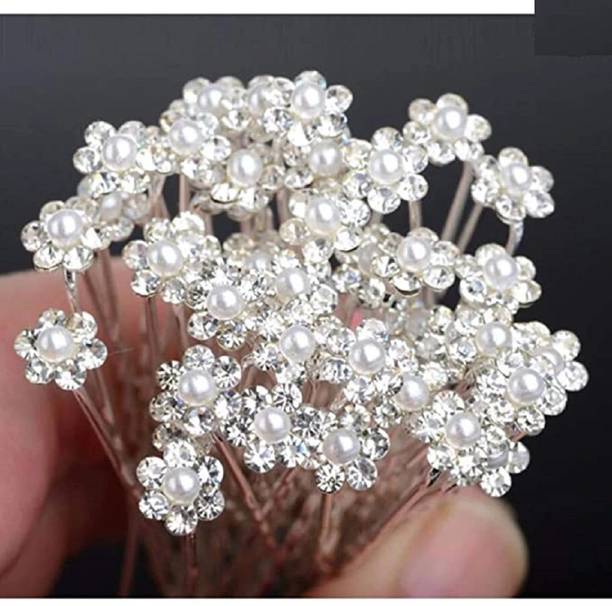 Blubby Hair Juda Pin With Stones Wedding hair accessories For Women And Girls Hair Pin