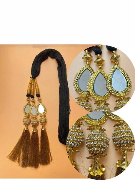 PAPLAJ ENTERPRISES paranda and parandi Hair Extension Braid Extension