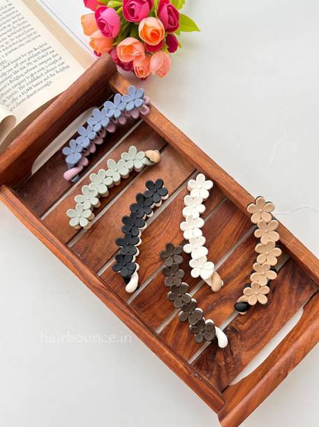 DeeKay Sturdy Matte Hair Clip Banana Claw, Big Hair Claw Clutcher (Multicolor) Banana Clip