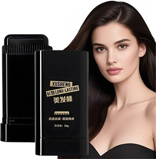 Silktone Black Hair Color Stick | Smooth Apply | Natural Black Finish | 20g , BLACK