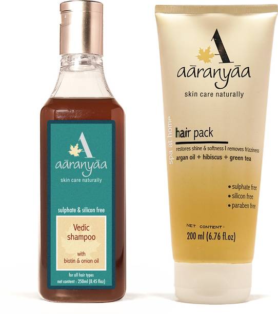 Aaranyaa Sulphate Free Shampoo + Argan oil Hair Pack