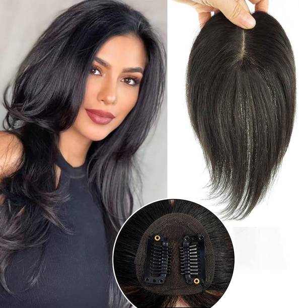 Lebene 100% Human  Heart Lace Topper |Cover Frontal Head Portion| For Women & Girls Hair Extension