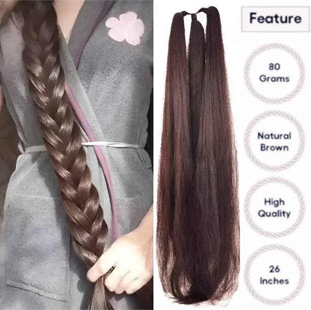 iFkart ( India Fashion kart ) Classy Women Brown Choti  extensions Hair Extension