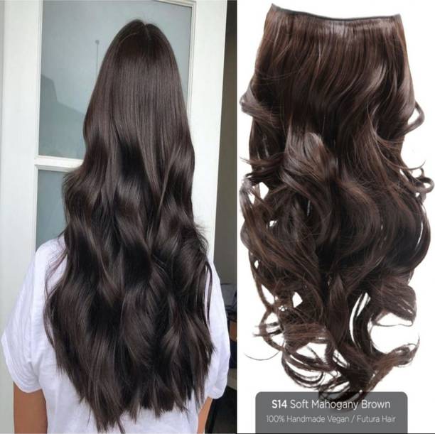 iFkart ( India Fashion kart )Extensions And Wigs Women's Natural Brown Curly/Wavy Hair Extension