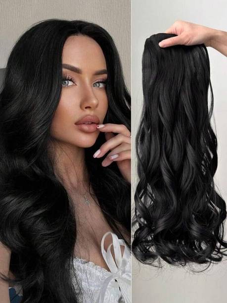 NAZARIO Natural Black 7 Clip Curly Hair Extension