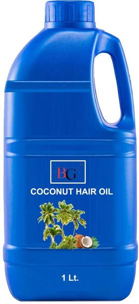 BELLYGRACE Premium Pure Coconut Oil|100% Natural & Healthy|1 Liter Jar Hair Oil