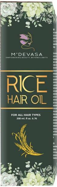 M'DEVASA Rice Hair Oil for Hair Fall Control | Damage Repair & Shine Enhancement Hair Oil