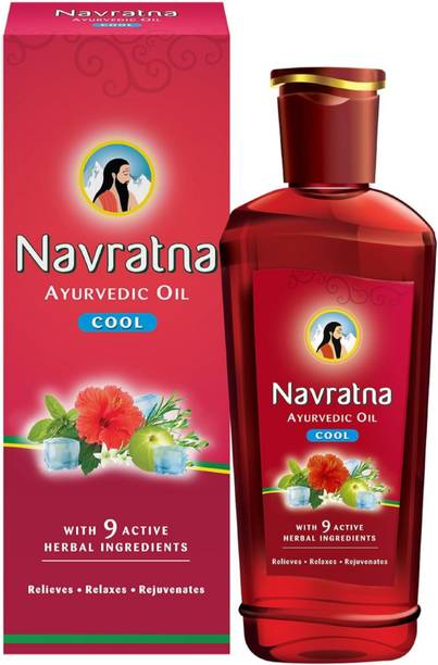 Navratna ayurvedic red hair oil 500 ml pack of 1 Hair Oil