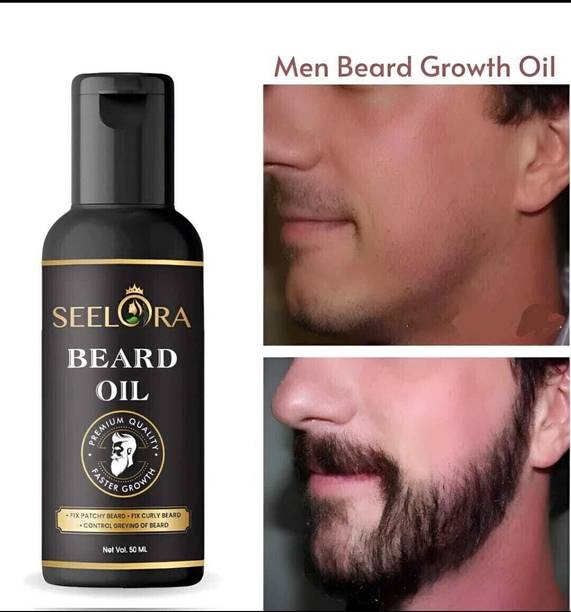 seelora Organics Beard Oil For Beard Hair Growth and Moustache for Men Hair Oil (50 ml) Hair Oil