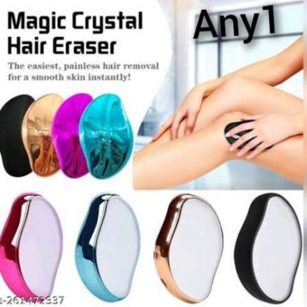 Hidden Beauty 100Crystal Hair Remover for Women, Magical Physical Hair Eraser, Reusable Cordless Epilator