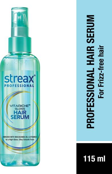 Streax Professional Vitariche Gloss Hair Serum - Vitamin E & Macadamia Oil