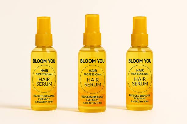 BLOOM YOU Anti-Frizz Hair Serum Combo (Pack of 3)