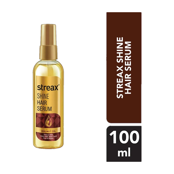 Streax Vitalized with Walnut Oil, For Hair Smoothening & Shine , Hair Serum
