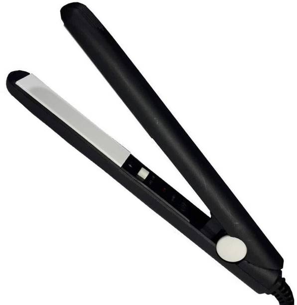 CROMIFY Hair Straightener Mini Hair Straightener, Portable Mini Ceramic Plate Electronic Hair Straightener, ON/OFF button, with Plastic Storage Box (MULTICOLOR, 45w) Hair Straightener