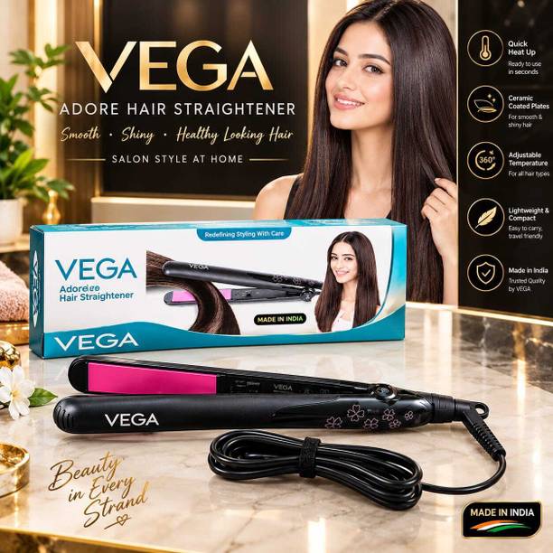 VEGA Adore Hair Straightener Redefining Styleing Care VHSH-42 Hair Straightener