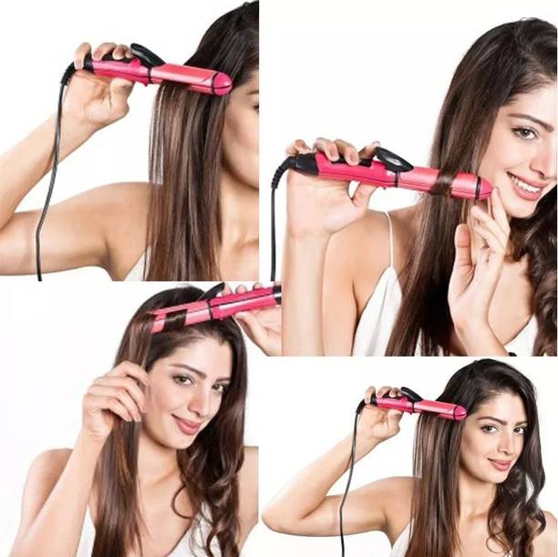 Kemei KN-413 BEAUTY 2 IN 1 HAIR BEAUTY SET KM-329 Straightener Hair Straightener