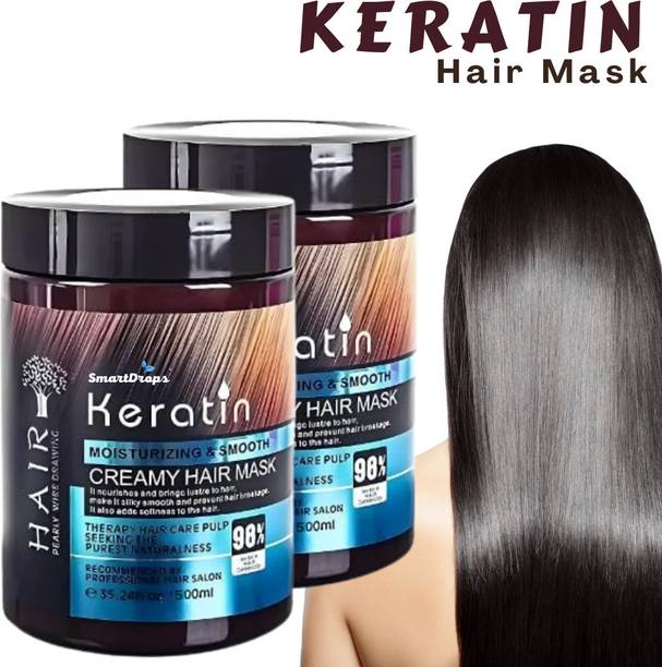 smartdrops Keratin Hair Mask for Damaged hair | Hair mask for repair hair