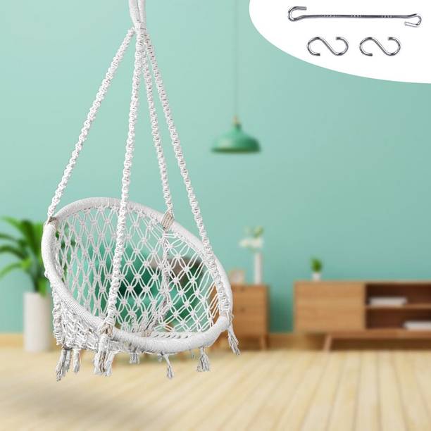 Swingzy Cotton Large Swing For Adults/ Swing For Home, Garden/Jhula For Balcony/ Cotton Large Swing
