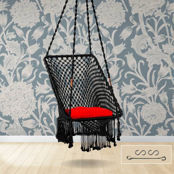 Swingzy Soft Hanging Swing for Adults/Hammock Swing/Swing For Balcony/Swing Chair/ Polyester Hammock