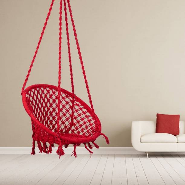 Swingzy Soft Hanging Swing for Adults/Hammock Swing/Swing For Balcony/Swing Chair/ Cotton Large Swing