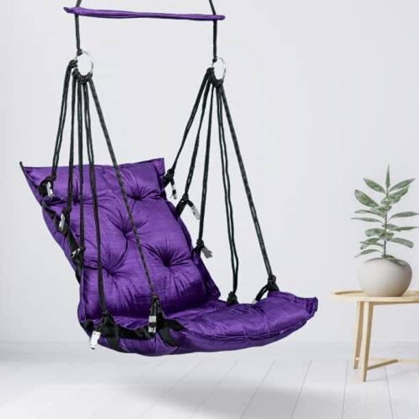 Swingzy Soft Polyester Hanging Swing for Adults/Hammock Swing/Swing For Balcony/Swing Cotton Hammock