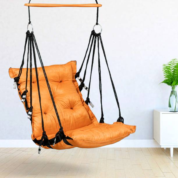 Swingzy Soft Polyester Hanging Swing for Adults/Hammock Swing/Swing For Balcony/Swing Cotton Hammock