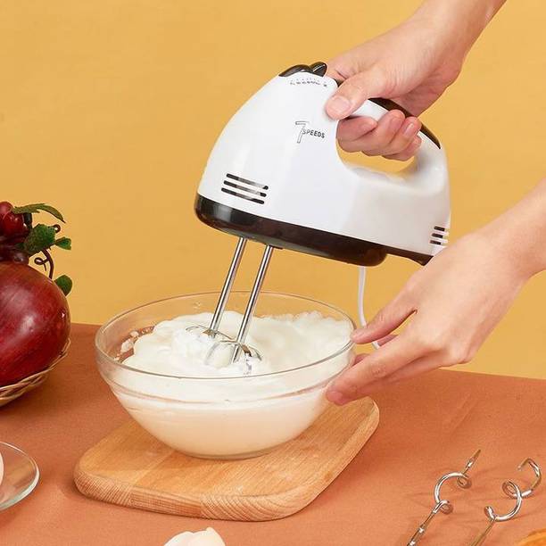 Elysium 260 W White Electric Whisk, Hand Blender, Stand Mixer
