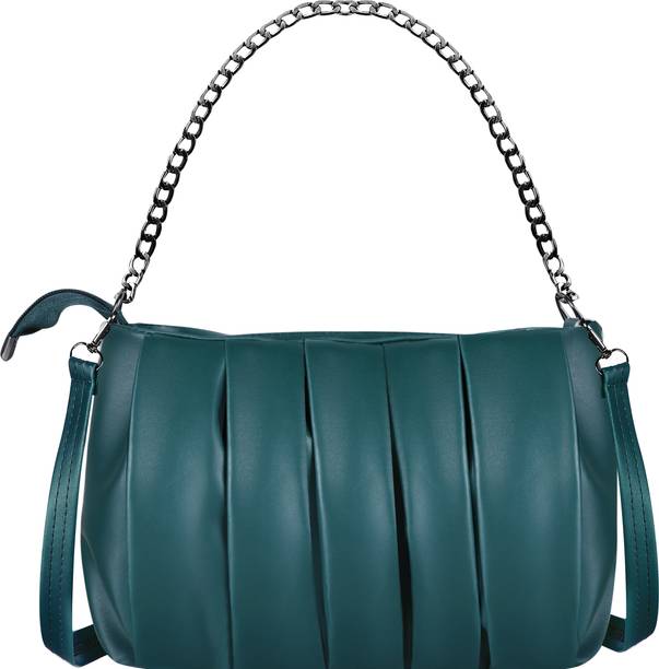 Green Women Sling Bag Designer Faux Leather Handbag For Women's And Girls Bag Use For All Days