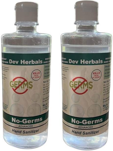 Dev Herbals transparent  500ml 2 pack Hand Sanitizer Spray Bottle