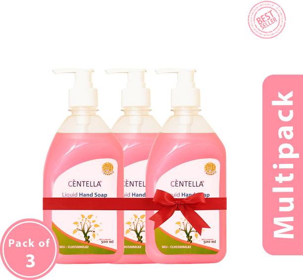 CENTELLA Liquid handwash |99.9% Germ Protection|Paraben Free|Rose handwash| handwash | Hand Wash Bottle + Dispenser