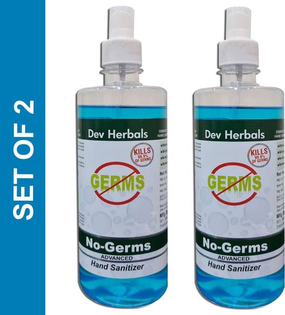 Dev Alcohol based hand Sanitizer PO2 500ml Hand Sanitizer Bottle + Refill