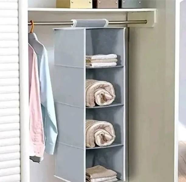 DESTINY ENT Foldable Fabric Wardrobe Storage for Clothes, Towels & Accessories Bedside Organizer, Shoe Organizer, Accessories Organizer, Closet Organizer