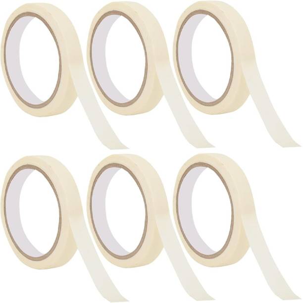Shivatri's Self adhesive Masking Tape Roll Half Inch (12 mm) 20 Meter Lenth Handheld (Manual)