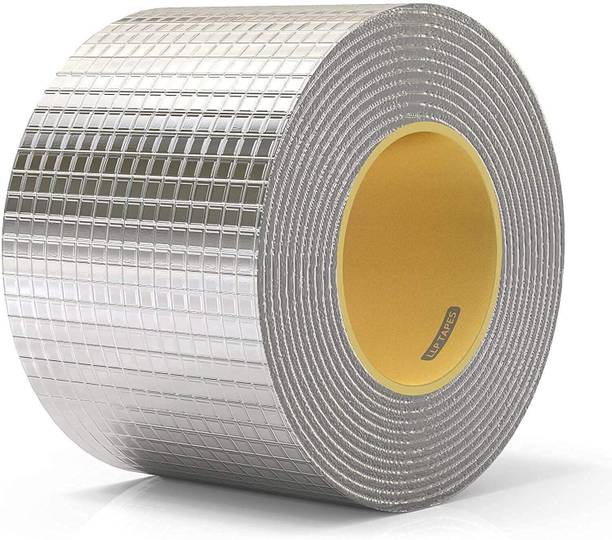 वायराज्ञ मार्ट Aluminum Butyl Tape Waterproof Leak Repair Pipe RV Roof Sealing 500 cm Duct Tape 10.0 cm Duct Tape