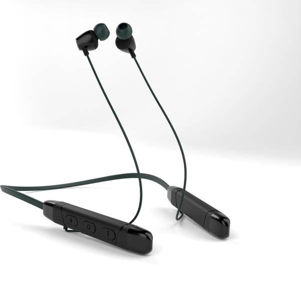 AMS NB51 Sangeet Bluetooth 50hr Playtime,Dual Paring,Non Stop Music,Magnetic Earbuds Bluetooth Gaming