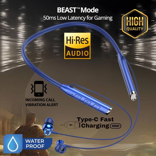 GREE MATT Vibration Alert, 48 Hours Playtime, ENC, HD Sound Quality & Stereo Bass N360 Bluetooth