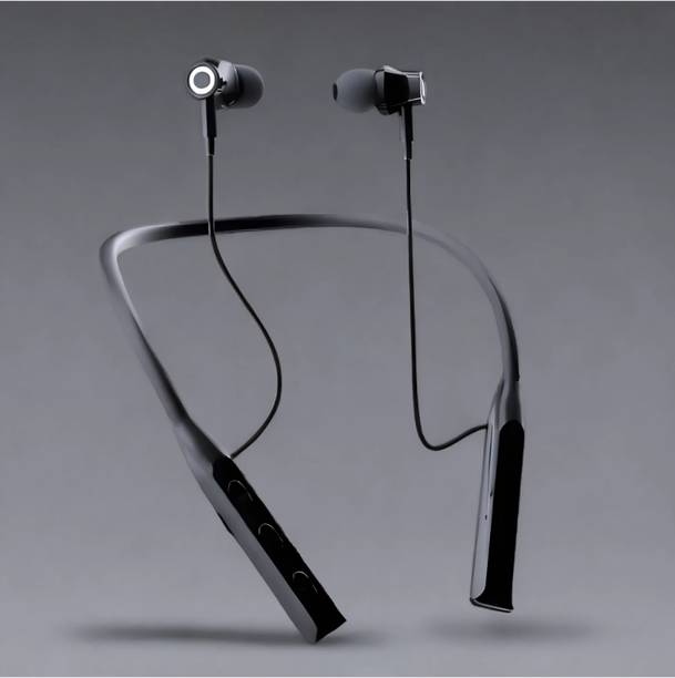 house of common Made in India Bluetooth Neckband with Bass Boost and Quick Charging_UH Bluetooth & Wired
