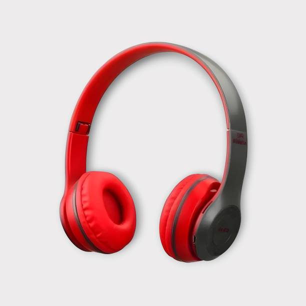 AIZINA Gaming Over Ear Thunder Beat Sound Lightweight Headphone 6-8 Hour Playback_HT Bluetooth & Wired