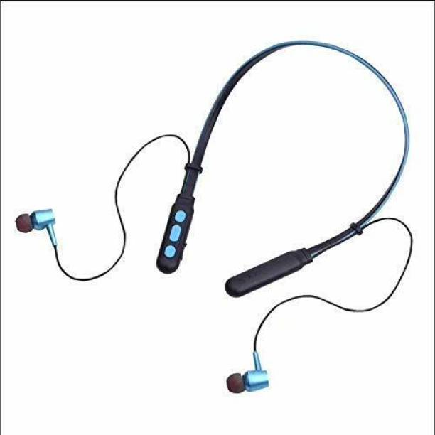 Ezerio B11 Neckband Bluetooth Headphones Up to 8 Hrs Battery Backup Wireless Bluetooth Wired Headset